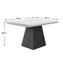 Ver imagem 2 de Mesa de Jantar Rufato Luna Base Tp Reto 120 Off White