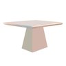 Mesa de Jantar Rufato Luna Base Tp Reto 120 Off White - 1