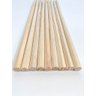 50 Roliços Bastão Pinus 10mm x 60 cm - 1
