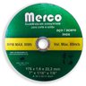 Disco de Corte Merco Aço Inox 7" X 1,6mm Caixa com 50un Cód de Fabrica: 000651 - 5