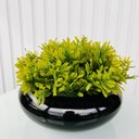 Ver imagem 4 de Vaso cachepot preto ikebana bacia enfeite de mesa c/ planta