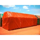 Ver imagem 6 de Lona Multiuso Barraca Camping Cargas em Polietileno Laranja 300 Micras - 7x4
