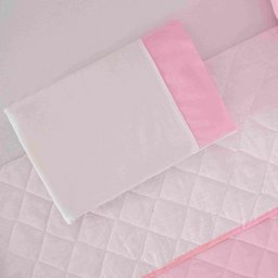 KIT BERÇO COMPLETO BEBE MENINO E MENINA COM 11PÇS DOCE CHUVA DE AMOR COM SAIA E MOSQUITEIRO NUVEM - 6