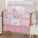 Ver imagem 2 de KIT BERÇO COMPLETO BEBE MENINO E MENINA COM 11PÇS DOCE CHUVA DE AMOR COM SAIA E MOSQUITEIRO NUVEM