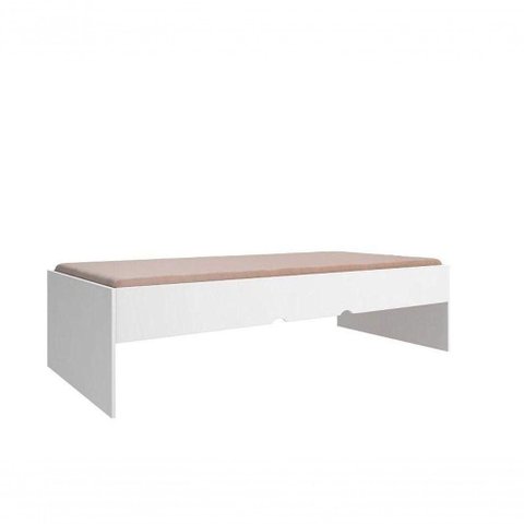 Jogo de Quarto Chiara Roupeiro 2 Portas Módulo Aéreo e Cama MDP Branco Phoenix Baby