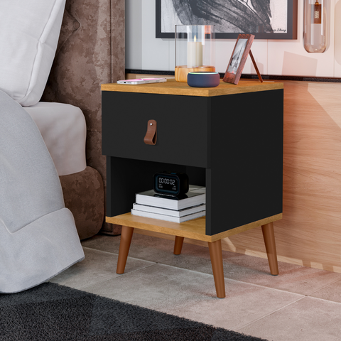 Mesa Canto Criado Cabeceira Mudo Quarto Box Cama Mesinha 1 Gaveta Mdp