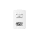 Ver imagem 2 de Conjunto Tomada 10A + Tomada p/ USB 4x2 Gracia Alumbra