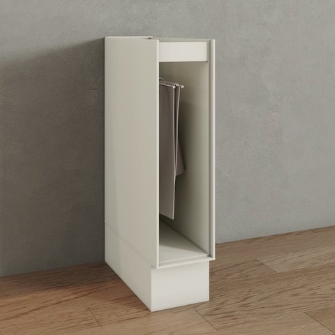 Balcão Porta Toalha 20cm MDF Fineze Bege/Areia
