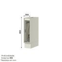 Ver imagem 4 de Balcão Porta Toalha 20cm MDF Fineze Bege/Areia