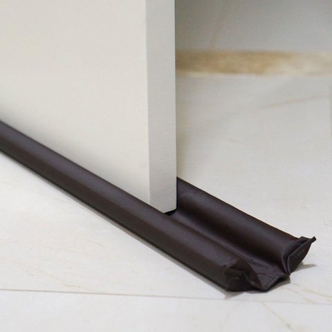 Protetor Veda Porta Impermeável 80 Cm -kit 2 Marrom