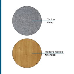 Kit 2 Cadeiras para Sala de Jantar Madeira Maciça Less  - 6