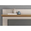 Ver imagem 3 de Home p/ TV até 45 pol Jade Ripada 120x183cm Buriti/Fendi - Caemmun