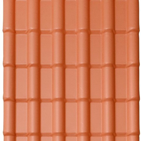 Kit com 5 Telhas Pvc Colonial 3,30m X 0,88m X 1,7mm 6 Ondas com Kit Fixação Lux Telhas