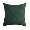 Capa de Almofada Drapeada Linho Verde 50x50cm - 1