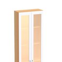 Ver imagem 6 de Paneleiro Ditália Denver 2 Portas Vidro Rv/Branco CD-386