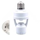 Ver imagem 1 de Soquete Sensor de Presença para Lampada E27 Movimento 360 Graus Fotocelula Iluminaçao Automatica Cas
