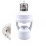 Soquete Sensor de Presença para Lampada E27 Movimento 360 Graus Fotocelula Iluminaçao Automatica Cas - 1