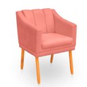 Ver imagem 4 de Poltrona Cadeira para Sala Confortável Moderna e Reforçada Mila Suede
