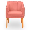 Ver imagem 1 de Poltrona Cadeira para Sala Confortável Moderna e Reforçada Mila Suede