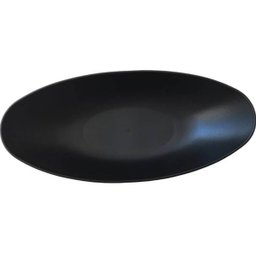 Kit 12 Bandeja Petisqueira Travessas Canoas Restaurantes Essential Coza Pretos 350ml Plástico - 4 Kit 12 Bandeja Petisqueira Travessas Canoas Restaurantes Essential Coza Pretos 350ml Plástico - 4