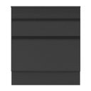 Ver imagem 5 de Balcão Cozinha com Rodapé para Cooktop 70 cm 1 Porta 1 Gaveta Veneza Multimóveis MP2118.895