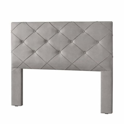 Cabeceira Estofada Ra Estofados Prime 160 Cm Cinza Suede