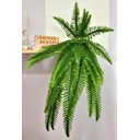 Ver imagem 3 de Kit 2 Planta Artificial Samambaia Ornamental Exótica 1,10m