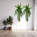 Ver imagem 2 de Kit 2 Planta Artificial Samambaia Ornamental Exótica 1,10m
