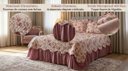 Ver imagem 5 de Kit Cobre Leito Casal King Belize Matelassê Rosê Escuro 3 Pçs 400 Fios