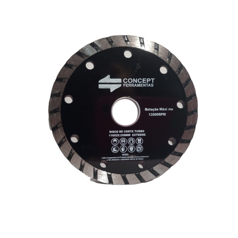 Kit com 10 Discos de Corte Turbo 8mm Slim Cut