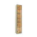 Ver imagem 5 de Cristaleira Conjunto 2 Torres Luminare Reflecta LED 100% MDF Off White - Gelius