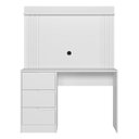 Ver imagem 5 de Escrivaninha com Painel Doble Branco para Tv até 42" - Móveis Albatroz