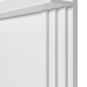 Ver imagem 4 de Escrivaninha com Painel Doble Branco para Tv até 42" - Móveis Albatroz