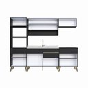 Ver imagem 4 de Cozinha Completa 5 Peças 2 Nichos para Forno Requinte Yescasa