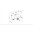 Ver imagem 3 de Cozinha Completa 5 Peças 2 Nichos para Forno Requinte Yescasa