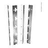 Suporte Inox Churrasqueira C/ 6 Barras Alumínio 70cm Maciça - 3