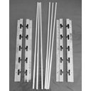 Ver imagem 5 de Suporte Inox Churrasqueira C/ 6 Barras Alumínio 70cm Maciça