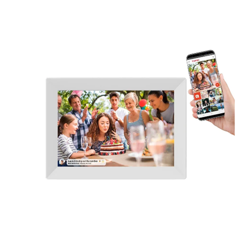 Porta Retrato Digital 10 Pol Wifi Vídeo Touch It-blue 1207