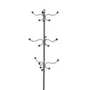 Ver imagem 2 de Cabide Cabideiro Mancebo Pedurador Ferro Pé Chão Estável Desmontável Decorativo Quarto Banheiro Hall