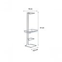 Ver imagem 2 de Suporte Papel Higiênico Chão Porta Objeto Cromado Future 1182