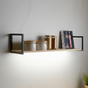 Ver imagem 4 de Nicho Simples 70x20 Metalon Preto/ Branco Design Industrial 01