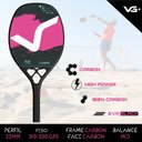 Ver mais imagens de Kit Raquete de Beach Tennis Classic Full Carbon com 3 Bolas e Bolsa de Transporte VG Plus - Rosa
