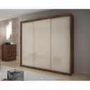 Ver imagem 1 de Guarda Roupa Casal 3 Portas 4 Gavetas Paradizzo Novo Horizonte