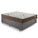 Ver imagem 2 de Base Box Baú Bipartido Casal 138x188 Linho  com Colchão Relax Adorabile Molas Ensacadas