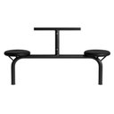 Ver imagem 6 de Mesa para Refeitório Fixa 8 Lugares MDP Branco de 25 mm - Assento Preto - 50104