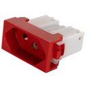 Ver imagem 2 de Tomada Modular Vermelha 2 Pinos + Terra de 20A 250V Astra