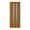Ver imagem 6 de Porta Sanfonada de PVC Translucido 210cm x 84cm Plastporta Bcf Marrom/Cerejeira com