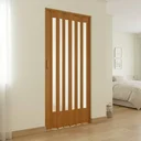 Ver mais imagens de Porta Sanfonada de PVC Translucido 210cm x 84cm Plastporta Bcf Marrom/Cerejeira com