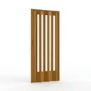 Ver imagem 3 de Porta Sanfonada de PVC Translucido 210cm x 84cm Plastporta Bcf Marrom/Cerejeira com