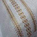 Ver imagem 2 de Capa Almofada Retangular Baguete Linho Bordada Mostarda 30x50